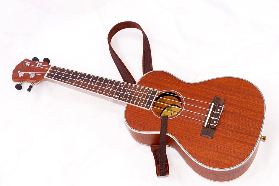 Sangle de Ukulélé Hook Brown - Réglable et Résistante5
